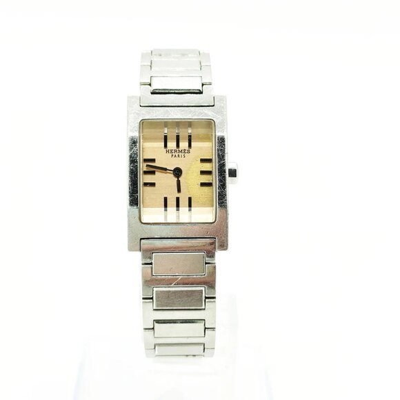 Hermes Watch TA1.210 18mm Women's Gold X Silver 320-052225
